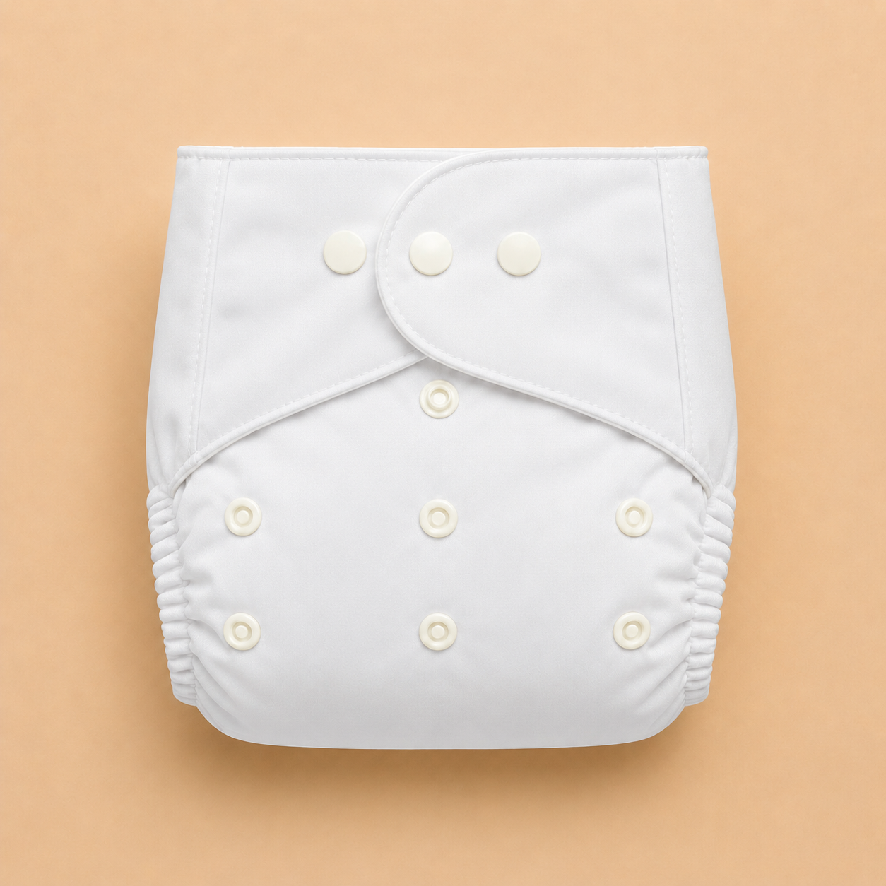 Reuseable Diaper - Solid - White