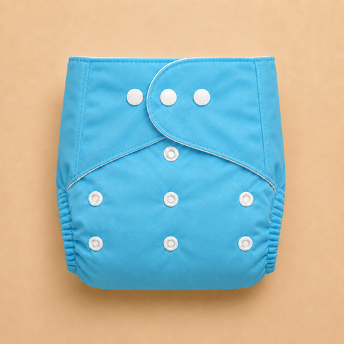 Reuseable Diaper - Solid - Blue