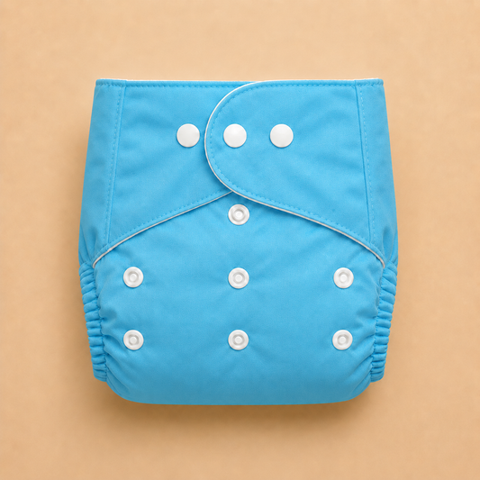 Reuseable Diaper - Solid - Blue