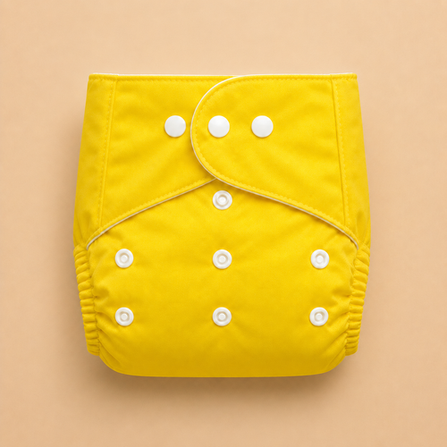 Reuseable Diaper - Solid - Yellow