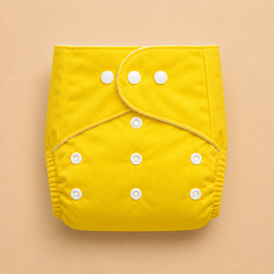 Reuseable Diaper - Solid - Yellow