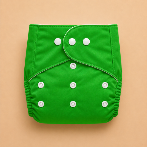Reuseable Diaper - Solid - Green