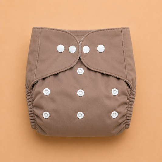 Reuseable Diaper - Solid - Beige