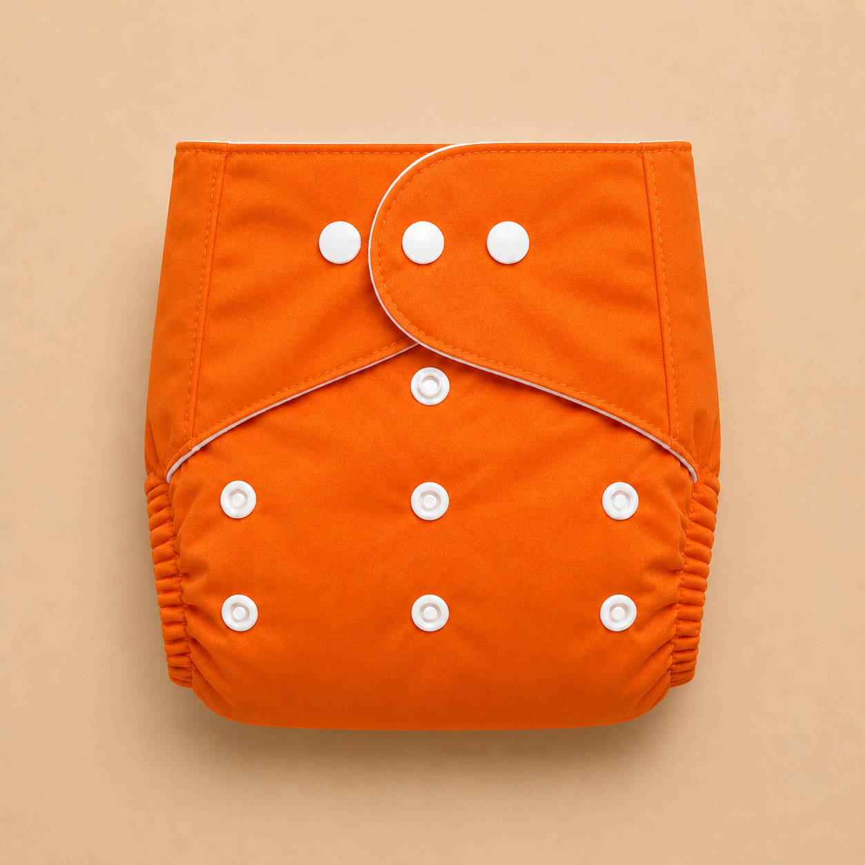 Reuseable Diaper - Solid - Orange
