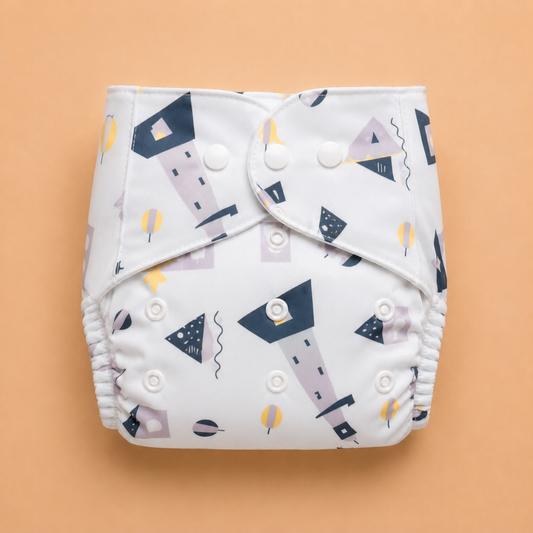 Reuseable Diaper - Printed - City Explorer