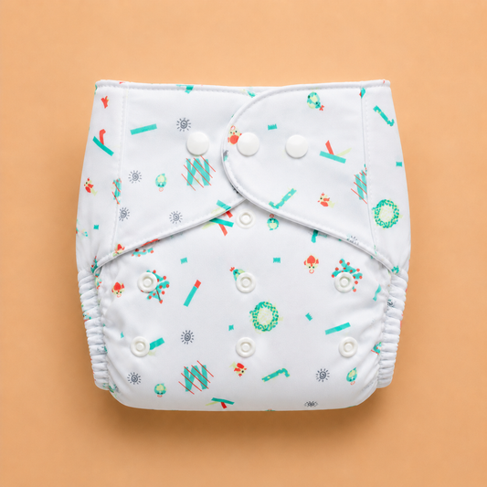 Reuseable Diaper - Printed - Tiny Canvas