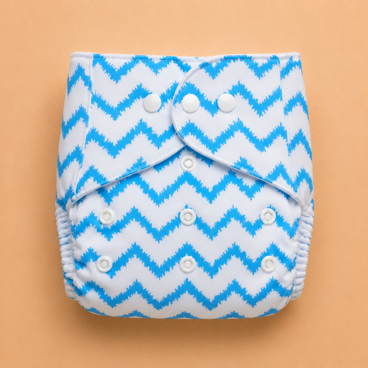 Reuseable Diaper - Printed - Blue Breeze