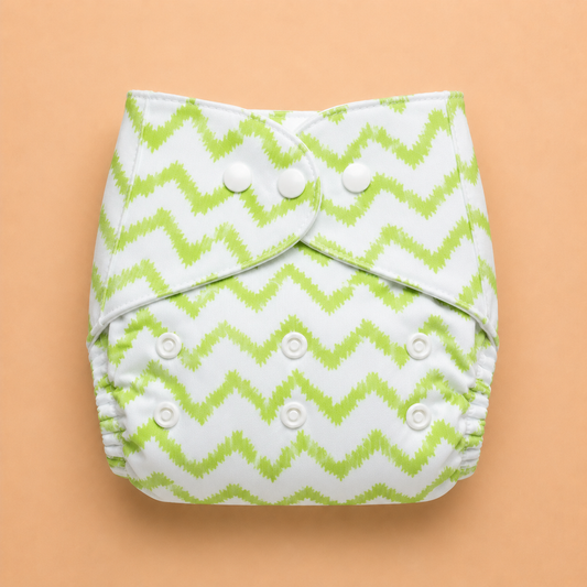 Reuseable Diaper - Printed - Fresh Breeze