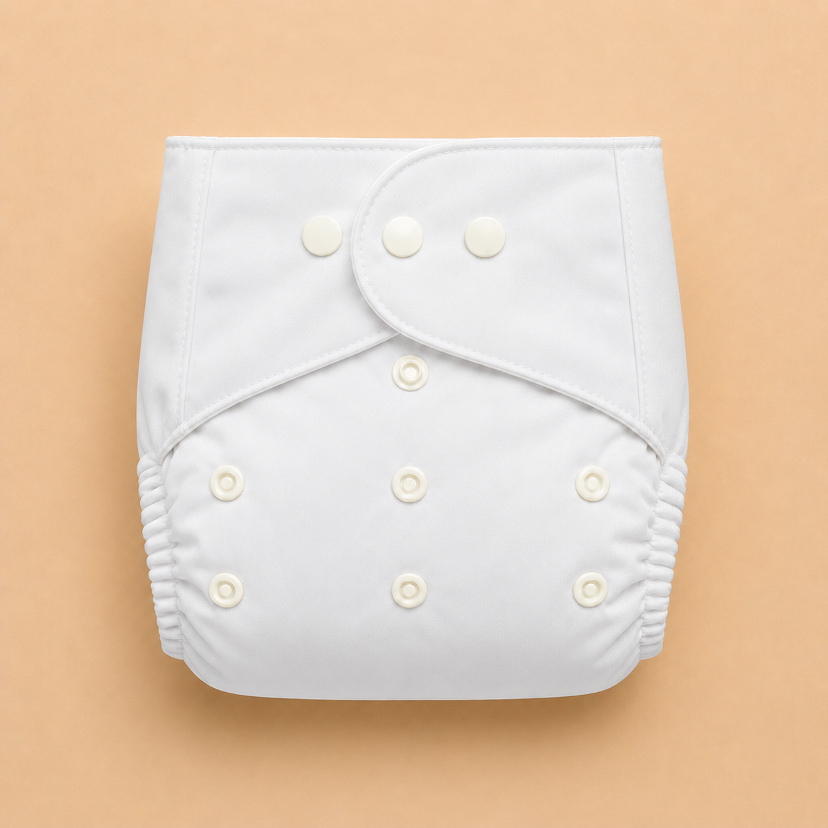 Diaper - White Tiny Nest